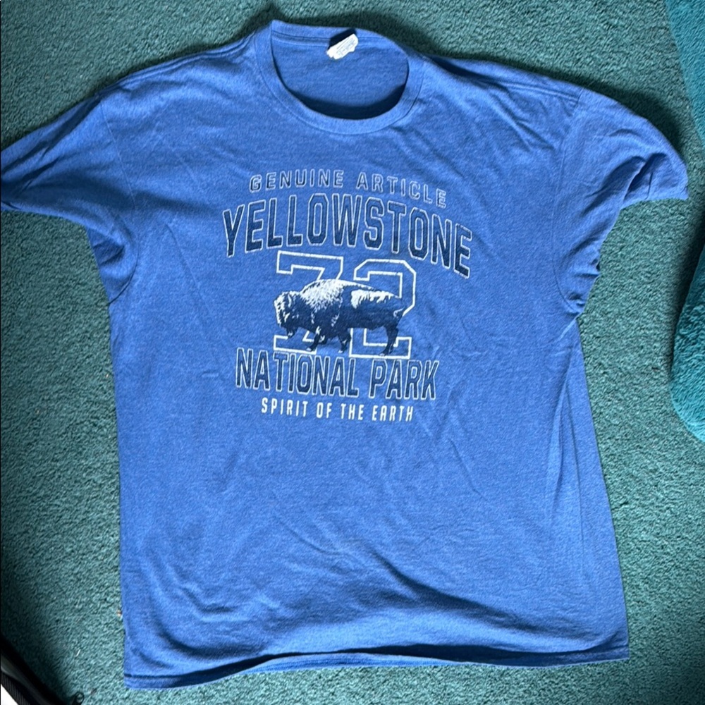 Blue Yellowstone National Park T-Shirt